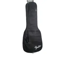 BLACK FENDER PADDED GUITAR GIG BAG W LOGO SHOULDER STRAP APPX 41