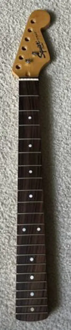 2002 SQUIER BY FENDER SE STRATOCASTER NECK 60'S HEADSTOCK VERY SMOOTH NEAR MINT!