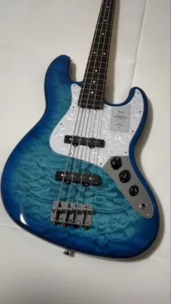 FENDER  HYBRID II JAZZ BASS 2024 AQUAMARINE SAFE PACKING!