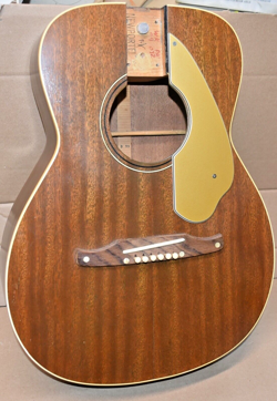 1960S VINTAGE FENDER NEWPORTER ACOUSTIC GUITAR BODY