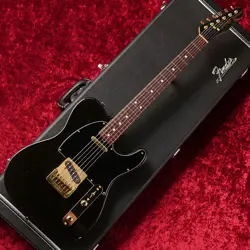 FENDER COLLECTOR'S EDITION BLACK & GOLD TELECASTER 1982 USED VINTAGE