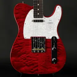 FENDER ELECTRIC GUITAR 2024 COLLECTION HYBRID II STRATOCASTER QMT RED BERYL