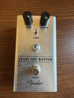 GENUINE FENDER LEVEL SET BUFFER ELECTRIC GUITAR EFFECTS STOMP-BOX PEDAL