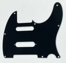 PICKGUARD COMPATIBLE FOR FIT FENDER TELECASTER NASHVILLE TELE STYLE GUITAR BLACK