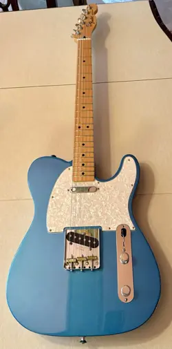 2017 FENDER MEXICAN STANDARD TELECASTER LAKE PLACID BLUE W/  UPGRADES