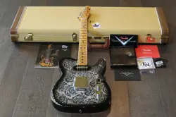 UNPLAYED! 2022 FENDER CUSTOM SHOP 1968 TELECASTER REISSUE BLACK PAISLEY + OHSC