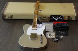 MINTY! FENDER CUSTOM SHOP 1951 NOCASTER REISSUE CHAMPAGNE GOLD SPARKLE +COA OHSC