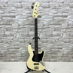 FENDER JAPAN AERODYNE JAZZ BASS WHITE ELECTRIC BASS TESTED