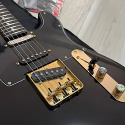 2025 MADE FENDER MIJ HYBRID II TELECASTER BLACK NASHVILLE MOD