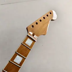 21 FRET ROASTED MAPLE ELECTRIC GUITAR NECK BLOCK INLAY FOR FENDER STRAT ST