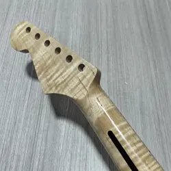 AAA GLOSS COLORED SHELL INLAY 22FRET MAPLE GUITAR NECK SUITABLE FOR DIY