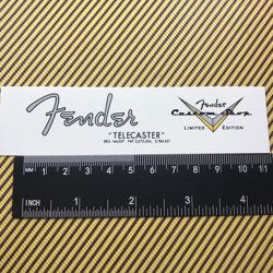 3PCS TELE-63&FENDER GUITAR LOGO DECAL WATERSLIDE TRANSFER GUITARS HEAD HEADSTOCK