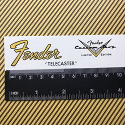 3PCS TELE&FENDER GUITAR LOGO DECAL WATERSLIDE TRANSFER GUITARS HEAD HEADSTOCK