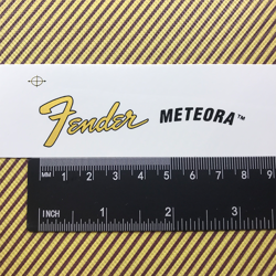 3PCS METEORA&FENDER GUITAR LOGO DECAL WATERSLIDE TRANSFER GUITARS HEAD HEADSTOCK