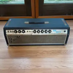 VINTAGE FENDER BANDMASTER DRIP EDGE TUBE GUITAR AMP HEAD BAND MASTER AMPLIFIER