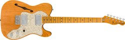 FENDER AMERICAN VINTAGE II 1972 TELE THINLINE, MAPLE FINGERBOARD, AGED NATURAL