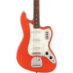 FENDER VINTERA II '60S BASS VI 6-STRING BASS GUITAR FIESTA RED 197881333423 RF
