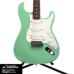 USED FENDER 2000 JEFF BECK SIGNATURE STRATOCASTER - SURF GREEN