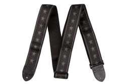 FENDER NYLON STARS AND STRIPES STRAP,  BLACK/GREY