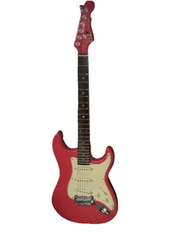 G&L LEGACY RED  ELECTRIC GUITAR  BY LEO FENDER CERTIFICATION WITH CASE