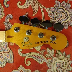 VINTAGE 1978 FENDER PRECISION LOADED BASS NECK - 1 5/8