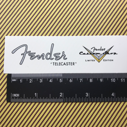 3PCS TELE-52&FENDER GUITAR LOGO DECAL WATERSLIDE TRANSFER GUITARS HEAD HEADSTOCK