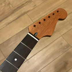 STAINLESS 22 FRET MAHOGANY ST ELECTRIC GUITAR NECK FOR DIY FENDER STRATOCASTER