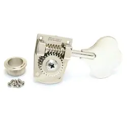 (4) HIPSHOT HB7 NICKEL CLASSIC BASS TUNERS FOR MEXICAN FENDER & SQUIER P/JAZZ®
