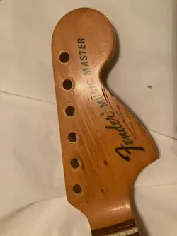 1972 FENDER MUSICMASTER NECK. ORIGINAL FINISH.