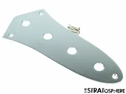 USA FENDER AMERICAN JACO PASTORIUS JAZZ BASS CONTROL PLATE CHROME PART