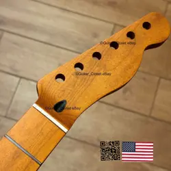 ROASTED MAPLE TELE NECK NITRO SATIN FITS TELECASTER WARMOTH FENDER TM02C