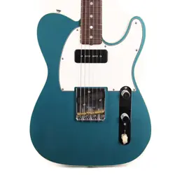 FENDER CUSTOM SHOP LIMITED EDITION CUSTOM DOUBLE ESQUIRE AGED OCEAN TURQUOISE
