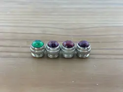 RED  AND GREEN POWER LIGHT JEWEL FOR FENDER AMPS