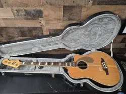 FENDER KINGMAN BASS 4 STRNG ELEC ACOUSTIC GUITAR CALIFORNIA SERIES W/ CASE