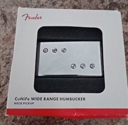 GENUINE FENDER CUNIFE WIDE RANGE HUMBUCKER NECK PICKUP, CHROME