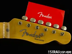 USA FENDER CUSTOM SHOP TOMATILLO TELECASTER NECK & TUNERS, TELE RELIC MAPLE.