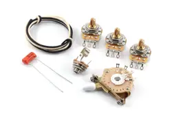 TAOT WIRING KIT FOR FENDER STRAT - .022 CAP - STRATOCASTER CLEAR ST... FAST SHIP