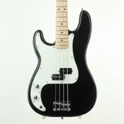 ELECTRIC BASS GUITAR FENDER MEXICO PLAYER PRECISION BLACK MAPLE 4 STRING USED