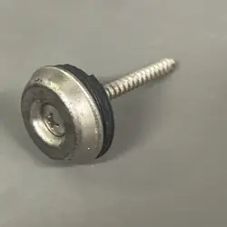 1 ORIGINAL TREMOLUX 1964-67 CABINET GLIDE & SCREW - BLACKFACE FENDER CABINETS