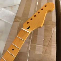 22 FRET STRAT ELECTRIC GUITAR NECK CANADA MAPLE NITRO SATIN FOR DIY FENDER ST