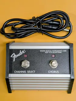 VINTAGE 1988-91 FENDER U.S.A. PRINCETON CHORUS FOOTSWITCH