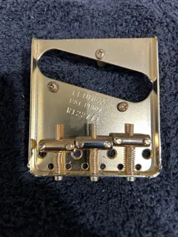 AUTHENTIC FENDER TELECASTER BRIDGE CORONA CUSTOM SHOP SERIAL NUMBER LIGHT RELICS