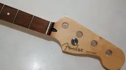 UNPLAYED FENDER PLAYER PAU FERRO JAZZ BASS GUITAR NECK PARTS PROJECT REPAIR