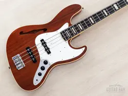 2012 FENDER JAZZ BASS JB/HO SEMI-HOLLOW MAHOGANY, BLOCKS & BINDING, JAPAN MIJ