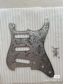 ENGRAVED METAL GUITAR SSS PICKGUARD SCRATCH PLATE FOR FENDER STRATOCASTER ST