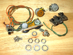 FENDER 1969 NICKEL JAGUAR ELECTRONIC CONTROL POTS HARNESS