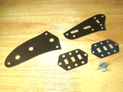 FENDER 1969 CHROME JAGUAR CONTROL PLATES