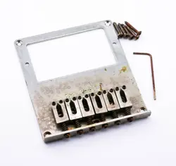 AGP  TELECASTER  AGED RELIC 6-SADDLE GUITAR BRIDGE FOR HUMBUCKER #8172474