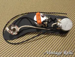 UPGRADE WIRING PRE-WIRED FITS FENDER P BASS PRECISION CTS POTS ORANGE DROP CAP