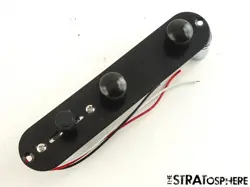 USED LOADED CONTROL PLATE POTS KNOBS BLACK